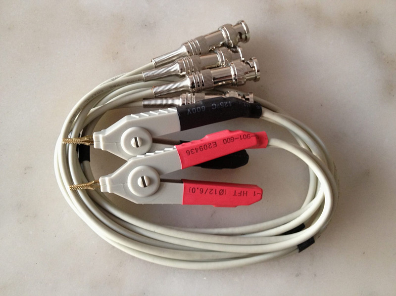 Kelvin Clip LCR Meter Test Leads Lead Alligator Clip With BNC Connector