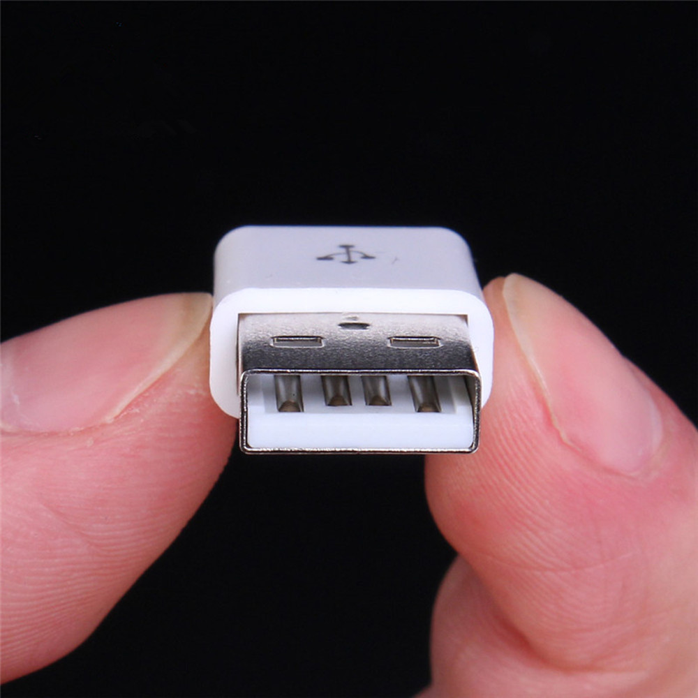 10PCS Male USB Connector USB 2.0 Plug Adapter Kit TypeA 5P White DIY