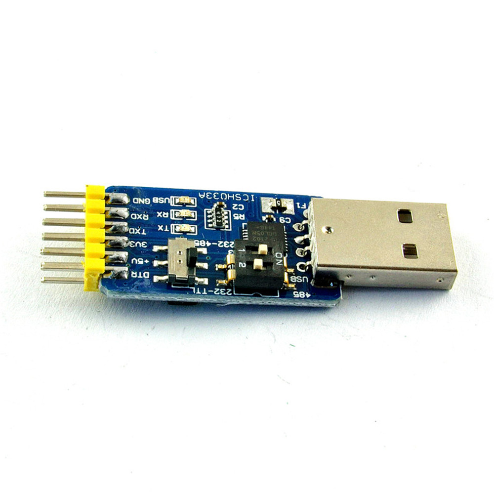 ILS 3 Pieces 3-in-1 USB to RS485 RS232 TTL Serial Port Module 2Mbps CP2102 Chip Board 