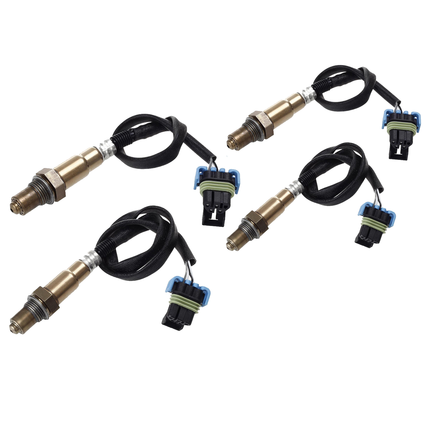 2-Piece Upstream & Downstream Oxygen Sensor Set For 2011-2015 Dodge Challenger & Jeep Grand Cherokee - 4-Wire, Heated