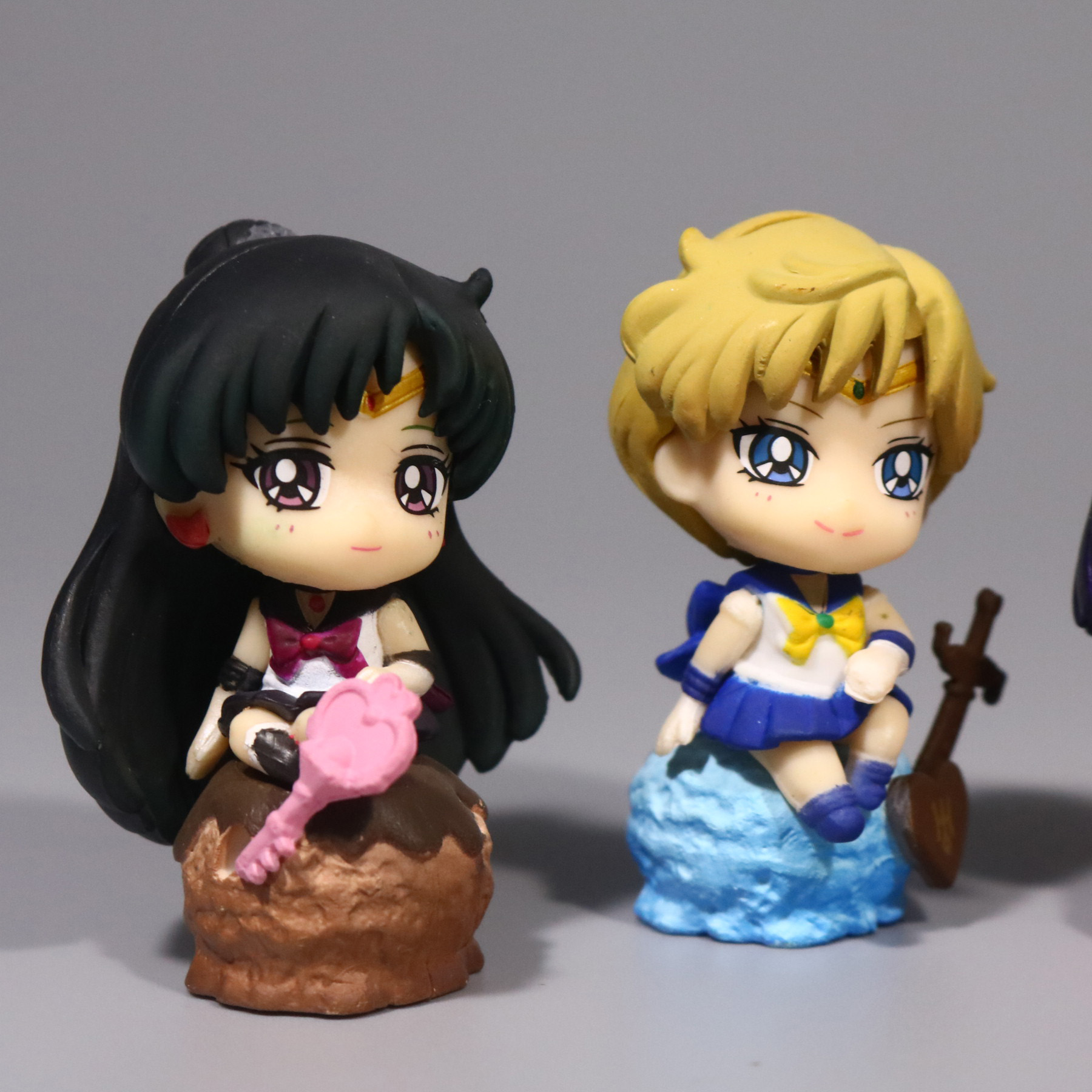 Anime Sailor Moon Ice Cream Party Petit Chara Land PVC Figure Doll 6pcs Set