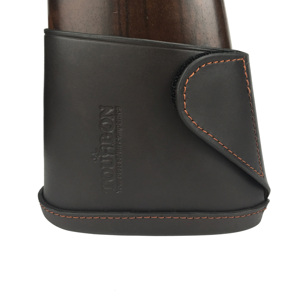 Made in Europe QWX Slip On Recoil Pad Genuine Leather Shotgun Rifle Butt stock