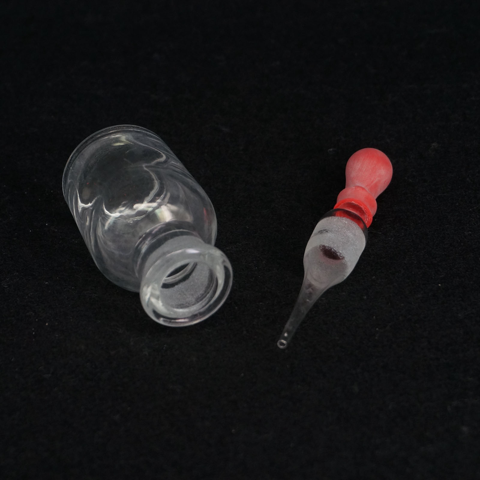 30/60/125ML Clear Glass Dropping Bottle Pipette With Ground Stopper and Dropper