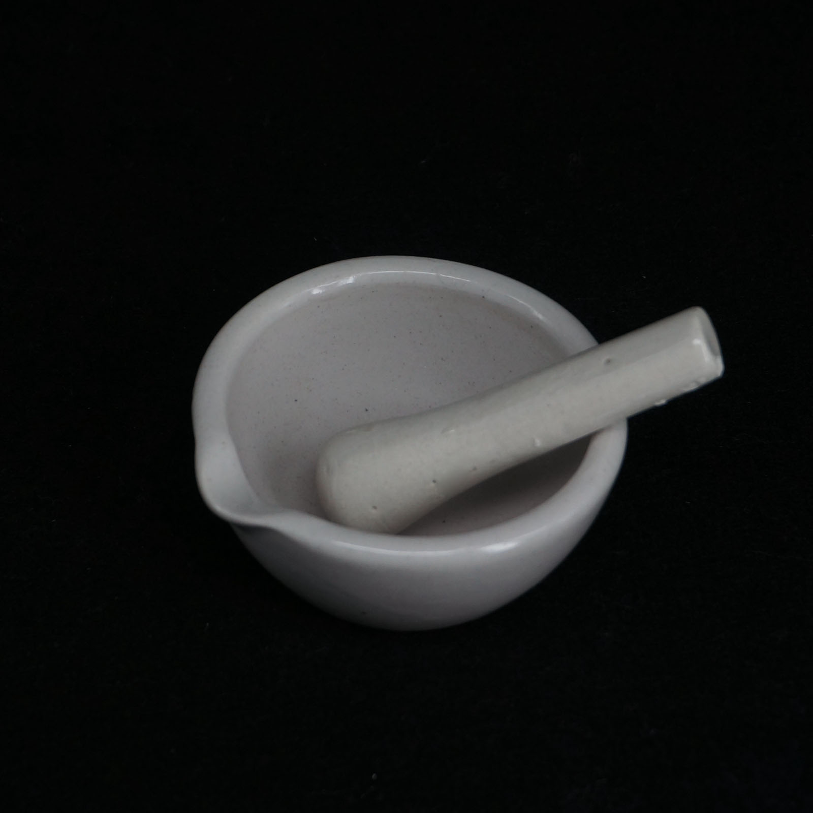 60305mm Ceramic Porcelain Mortar And Pestle Mix Grind Bowl Set Herbs