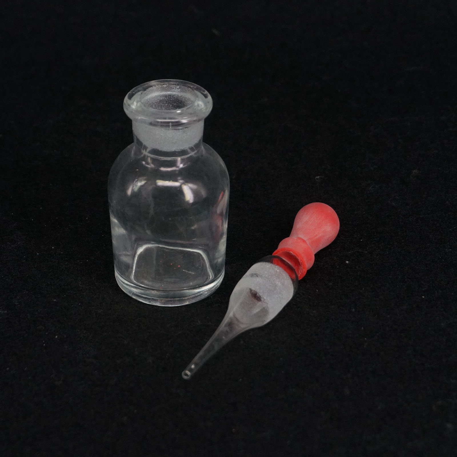 30/60/125ML Clear Glass Dropping Bottle Pipette With Ground Stopper and Dropper