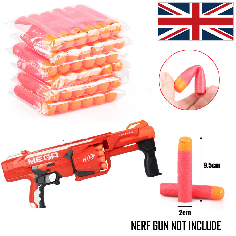 90x Refill Mega Darts for Nerf N-Strike Elite Mega Blasters Sniper 9 ...