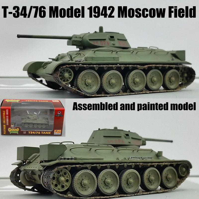 T 34 76 Russian Ussr Army Model 1942 Moscow Field 1 72 Finished