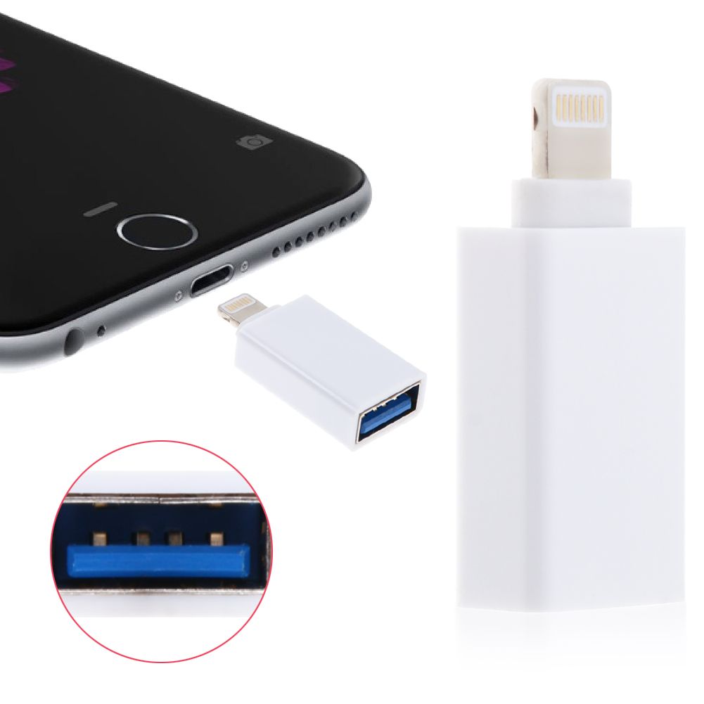 New 8 Pin Male To USB 3.1 Female OTG Adapter For Apple iPhone7/7Plus