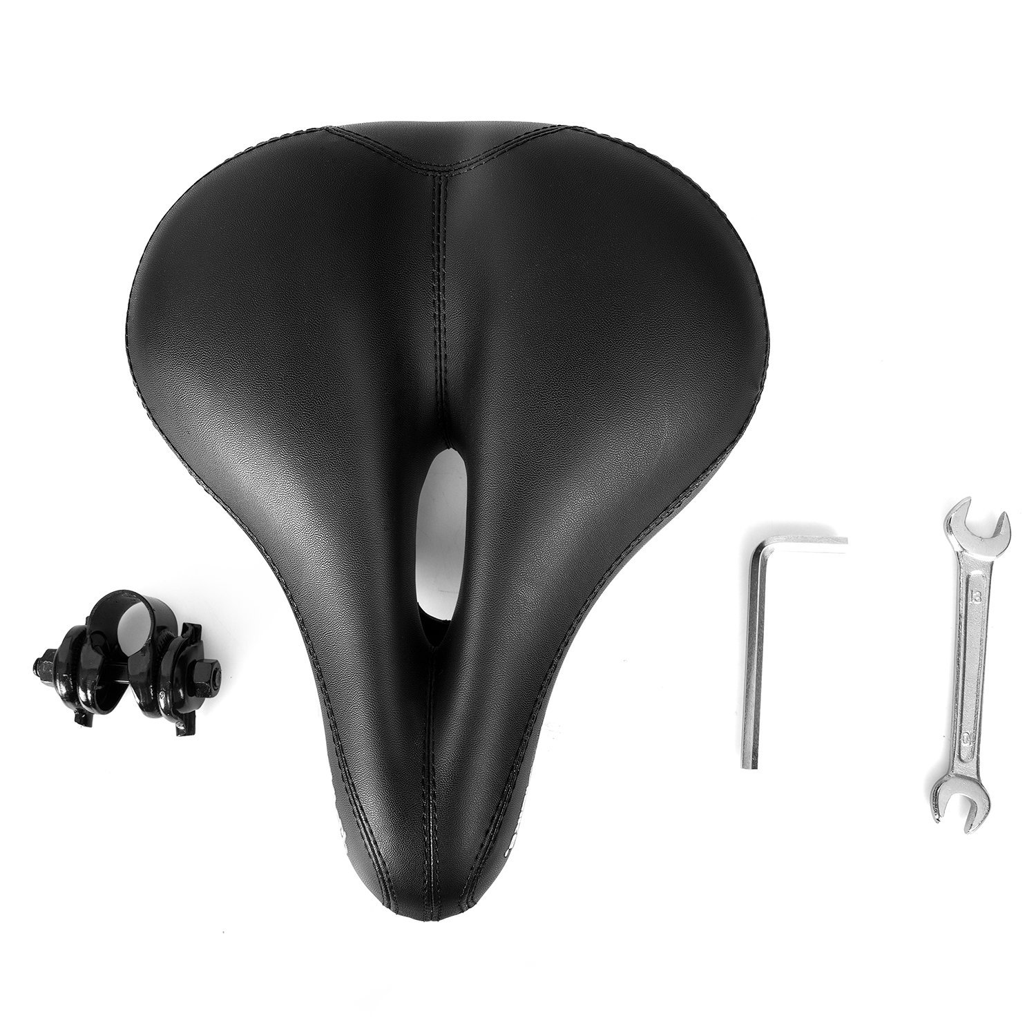 Inbike Wide Comfortable Bicycle Seat Foam Padded Breathable Big Bike Seats Men Ebay