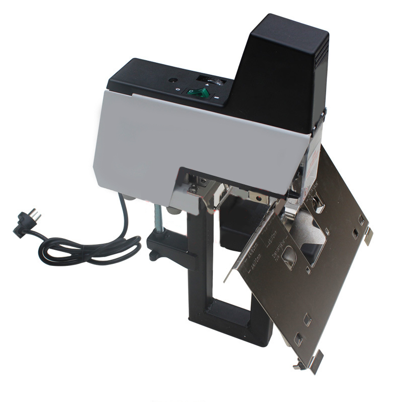 Electric adjustable angle Book Binding Auto Rapid Stapler Machine