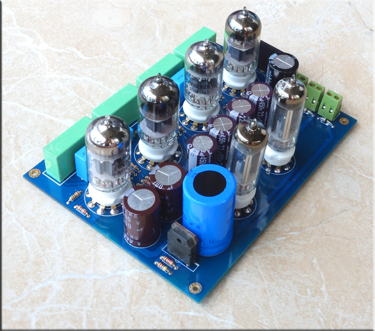 Assembled 12AX7/12AU7 Tube pream board préamplificateur board AMP