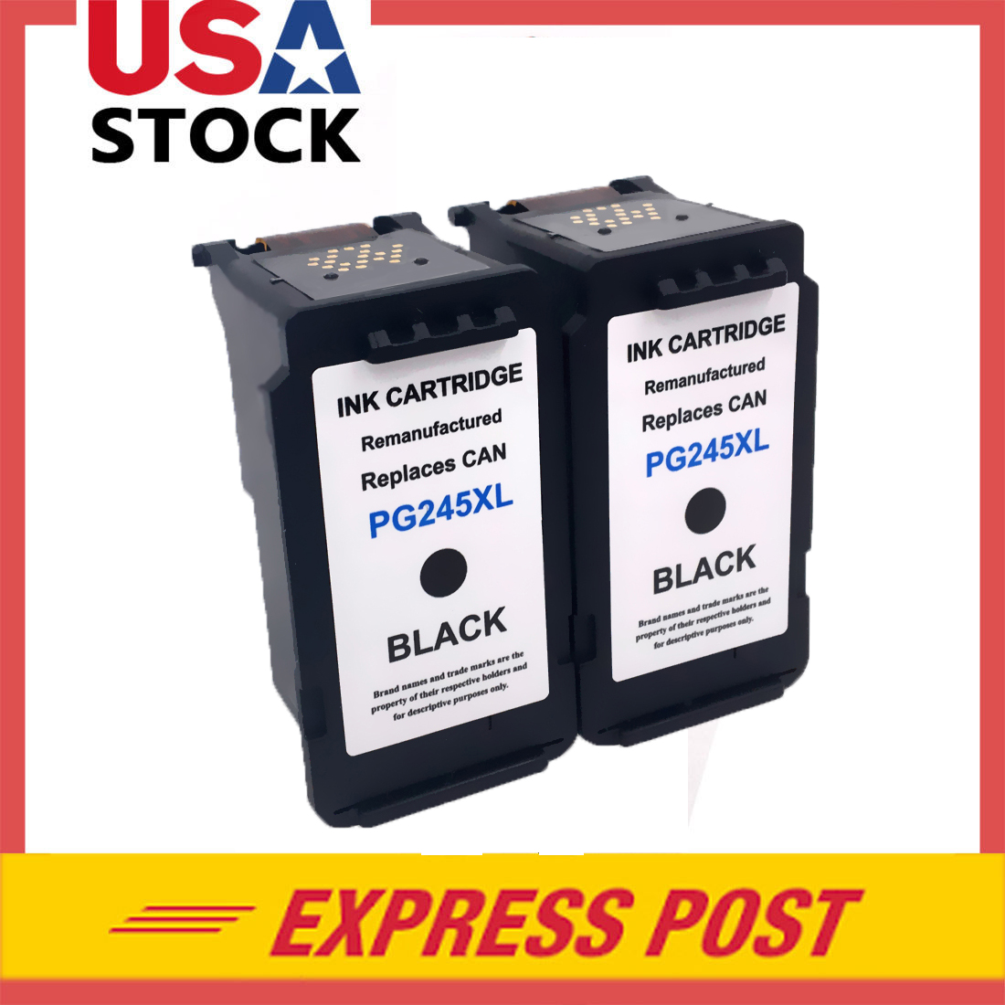 2 Pg 245xl Black Remanufactured Ink Cartridge For Canon Pixma Mg2522 Mg2520 655783329727 Ebay 6060