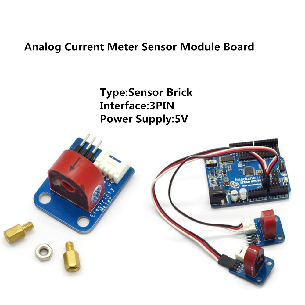 Analog Current Meter Module AC 0~5A Ammeter Sensor Board for Arduino | eBay