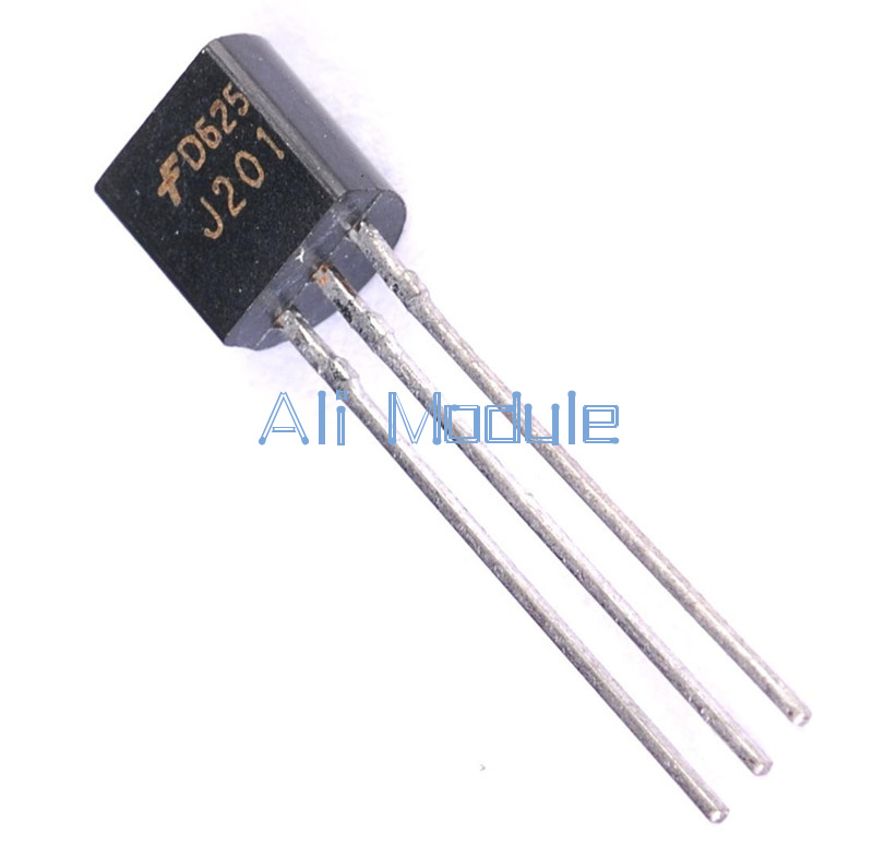 Transistor à Canal N J201 JFET 5 Pièces 50A 40V TO-92