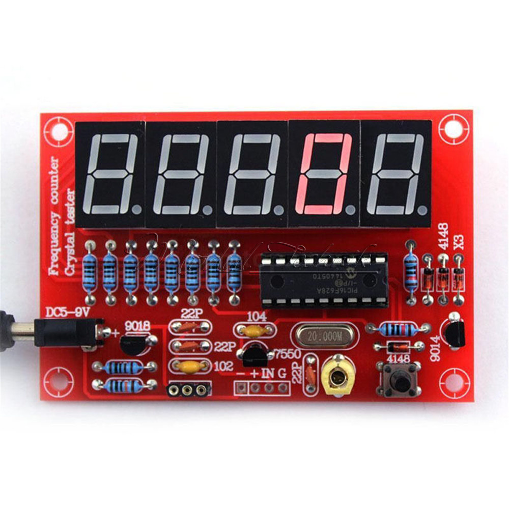 1Hz-50MHz Crystal Oszillator Tester Frequenzzähler DIY Kits Meter Auflösung Case - Bild 10 von 21