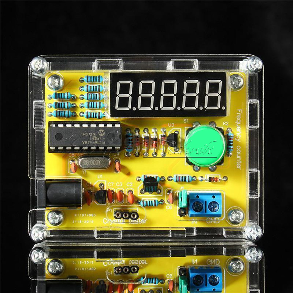 1Hz-50MHz Crystal Oszillator Tester Frequenzzähler DIY Kits Meter Auflösung Case - Bild 20 von 21