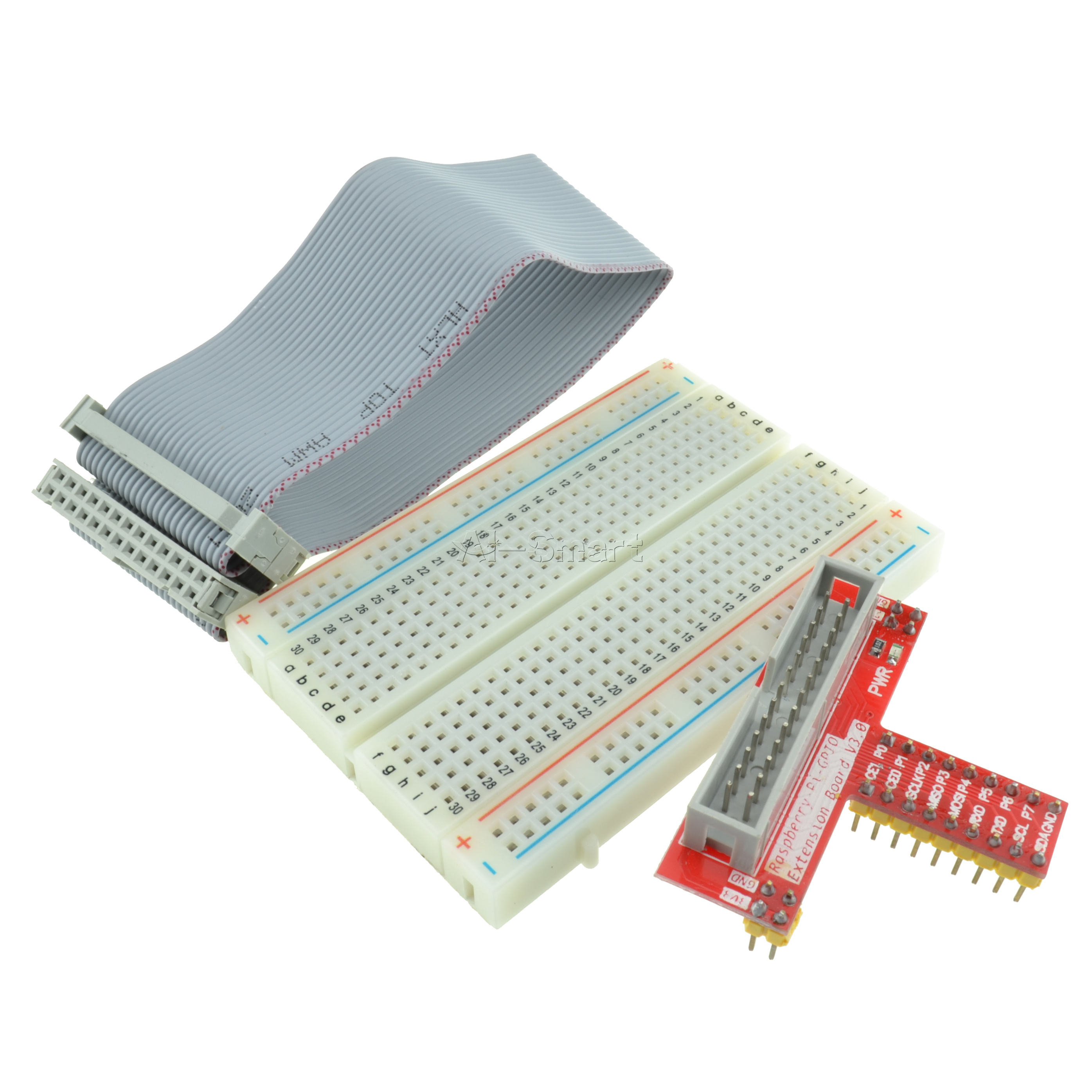 Kit Gpio Extension Board Adapter Breadboard Pin Gpio Ribbon Cable My