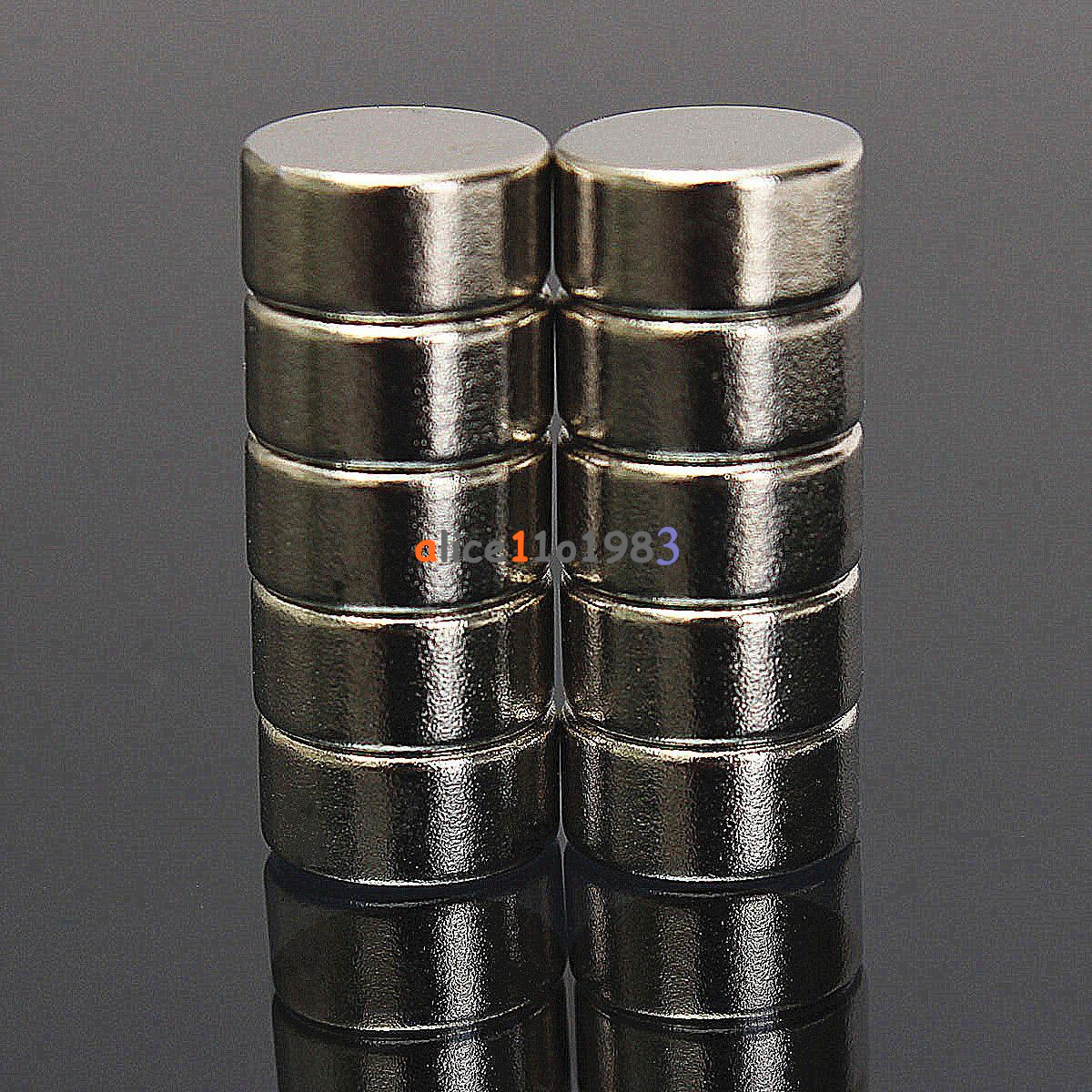 5/10PCS Super Round Strong Fridge Magnets Rare-Earth Neodymium Magnet N50 N52 