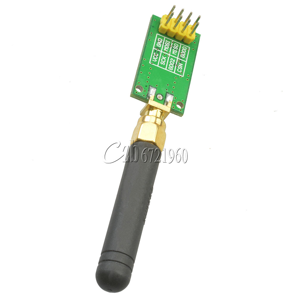 Wireless Transceiver CC1101 Wireless RF Modul 433MHz/868MHz/915MHz | Funkmodul Mit SMA Antenne | Für Arduino & DIY Drahtlos Modul Arduino