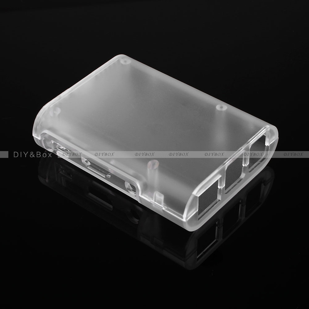 Transparent /White/Black ABS Cover Box Case For Raspberry Pi 3, 2 Cooling Fan