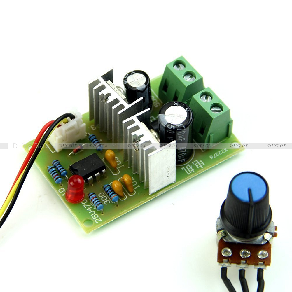 DC 6V-28V/6-90V/12V-36V/12V-40V 3/10/15A PWM Motor Adjuster Speed Control Switch - Picture 15 of 25