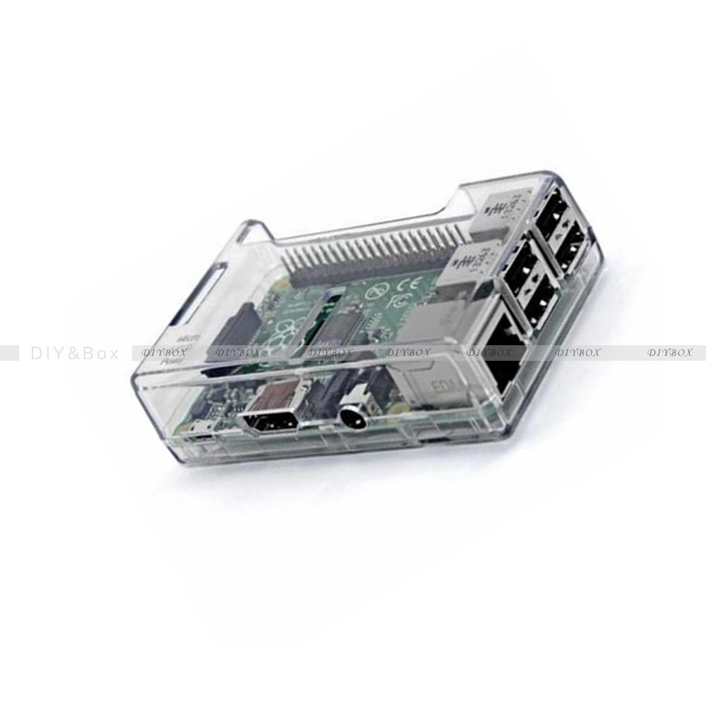 ABS V2 Case Enclosure to All Ports for Raspberry Pi 2 Model B Black/Transparent - Picture 14 of 14
