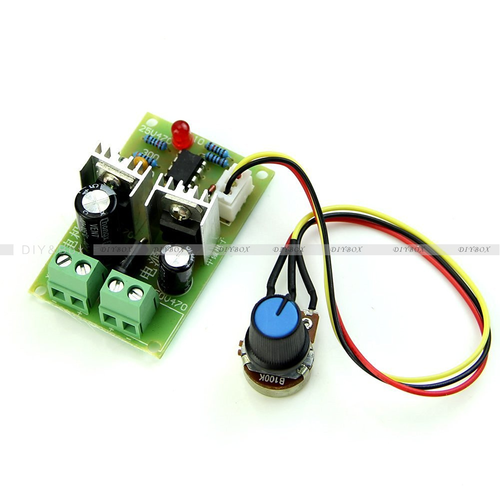 DC 6V-28V/6-90V/12V-36V/12V-40V 3/10/15A PWM Motor Adjuster Speed Control Switch - Picture 16 of 25