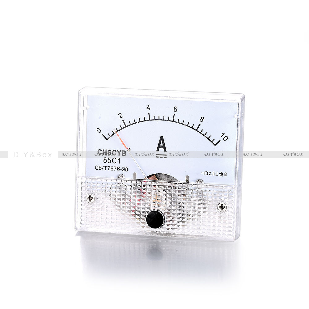 Analog Panel AMP Meter Voltmeter Gauge 85C1 GB7676 DC 0-30V/50V 0-5A/10A SS0527 