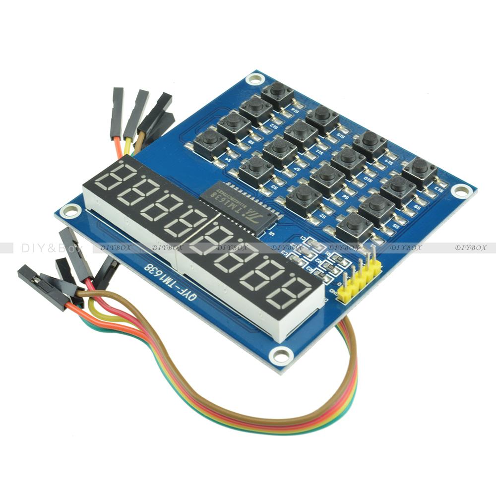 Module Principal Daffichage à Led De Tube De Digital Jolicobo Tube Principal De Tm1638 Digital 5816