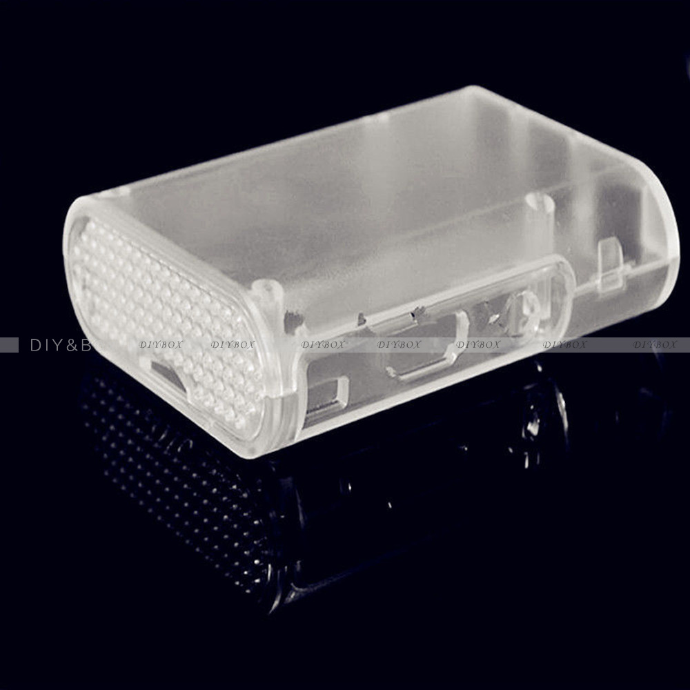 Transparent /White/Black ABS Cover Box Case For Raspberry Pi 3, 2 Cooling Fan