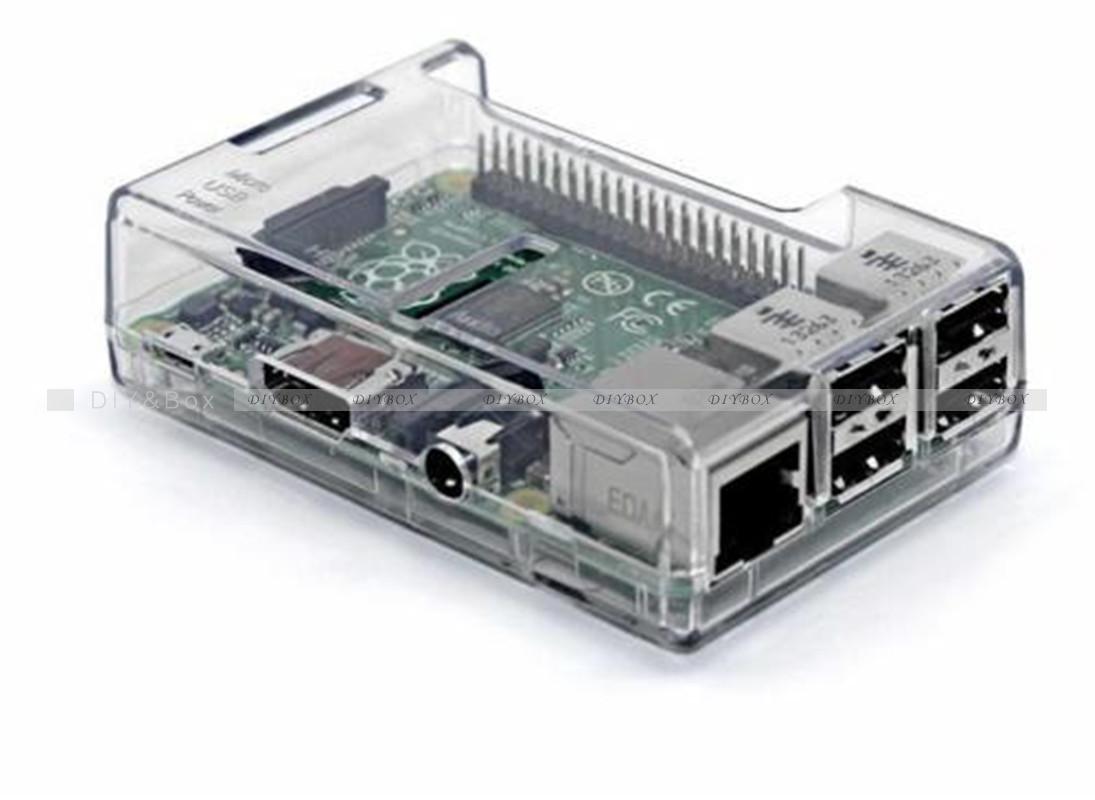 ABS V2 Case Enclosure to All Ports for Raspberry Pi 2 Model B Black/Transparent - Picture 13 of 14