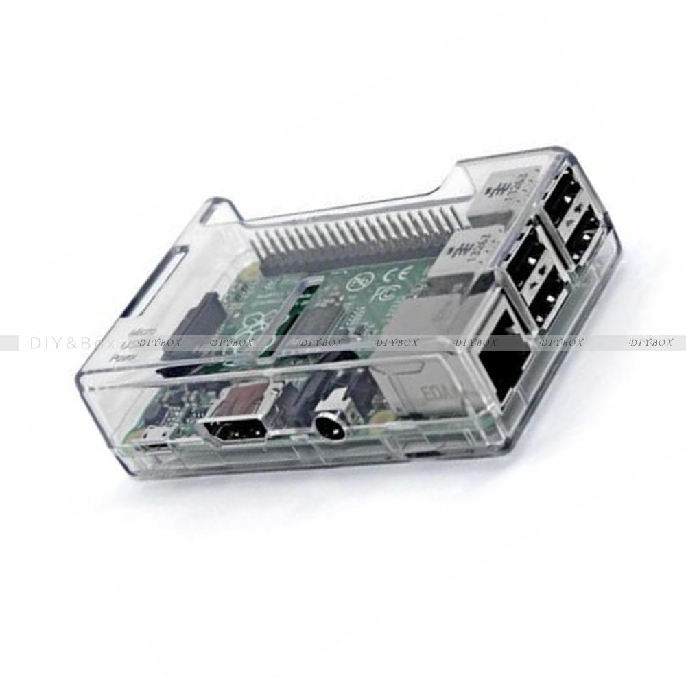 ABS V2 Case Enclosure to All Ports for Raspberry Pi 2 Model B Black/Transparent - Picture 12 of 14