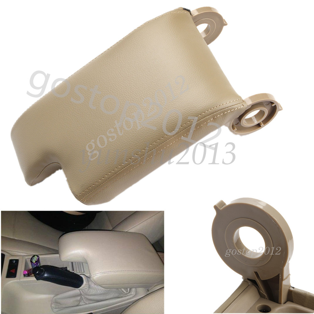 Car Front Center Console Armrest Cover Protector Beige For BMW E46 1999