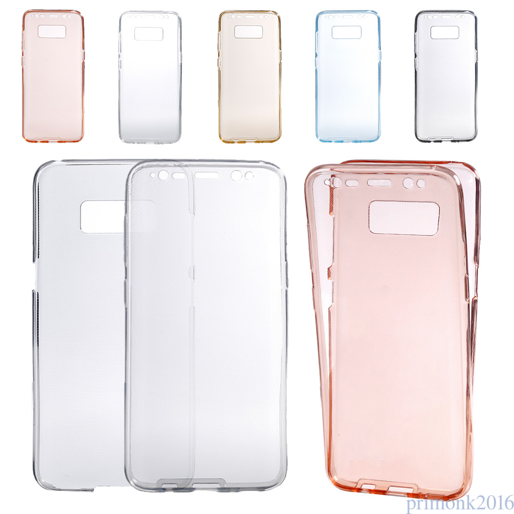 Thin Soft Clear TPU Case Cover Full Protection For Samsung