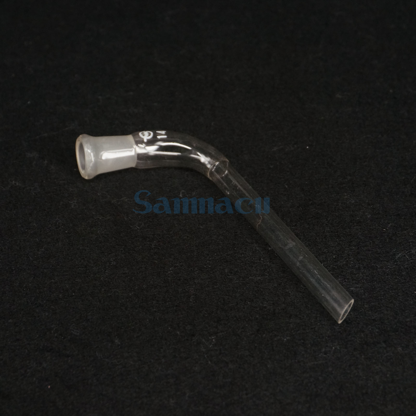 #14/#19/2#4/29# Adattatore giunto vetro distillazione curva 105° con tubo dritto - Foto 6 di 17