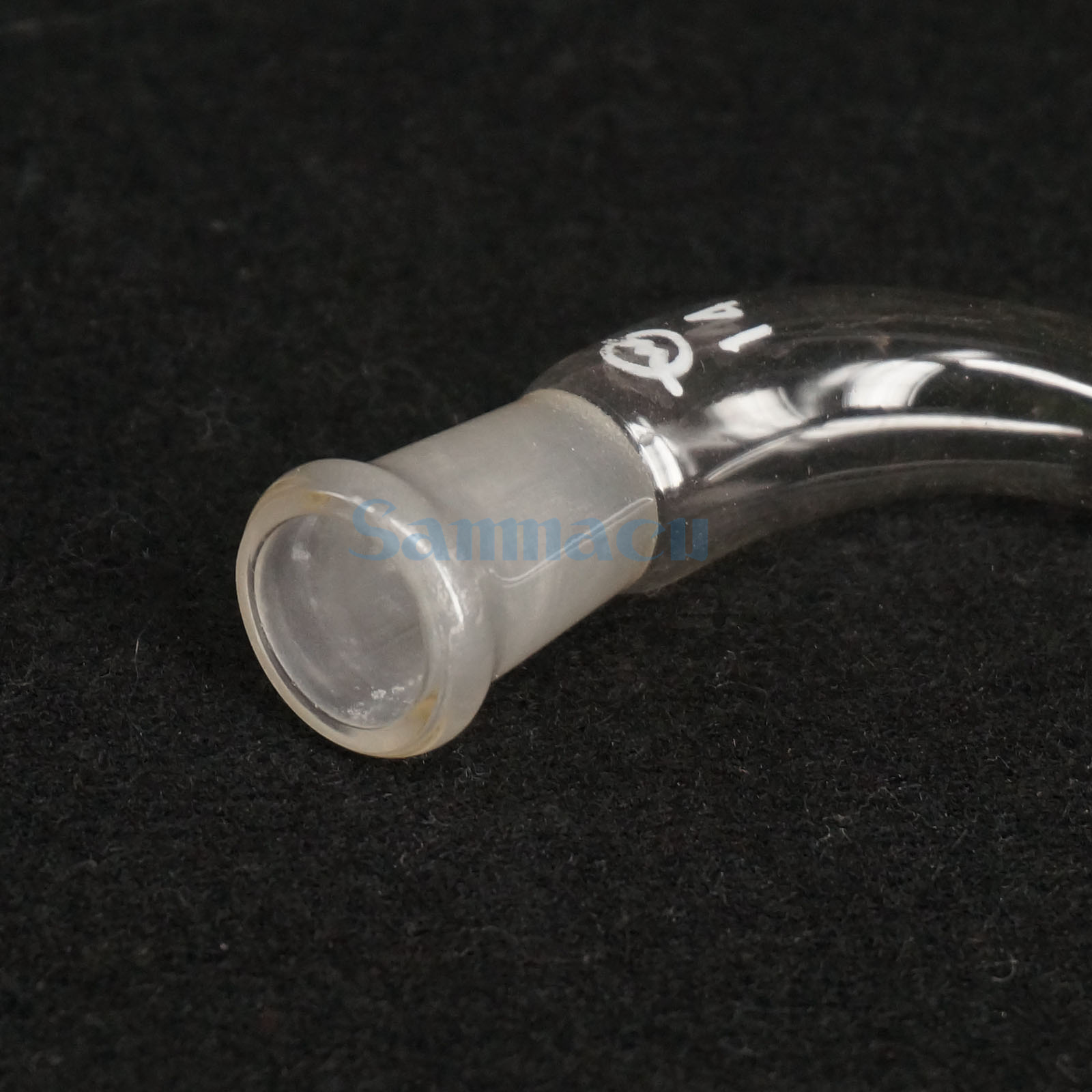 #14/#19/2#4/29# Adattatore giunto vetro distillazione curva 105° con tubo dritto - Foto 8 di 17