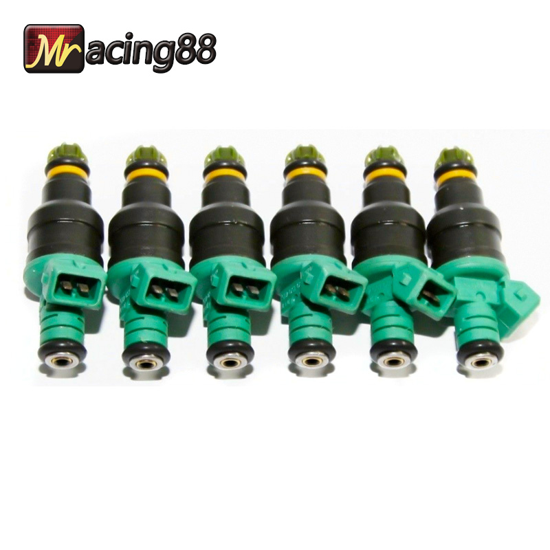 Genuine Bosch Set of 6 Fuel Injectors for BMW 325i 325IS 525I 2.5L