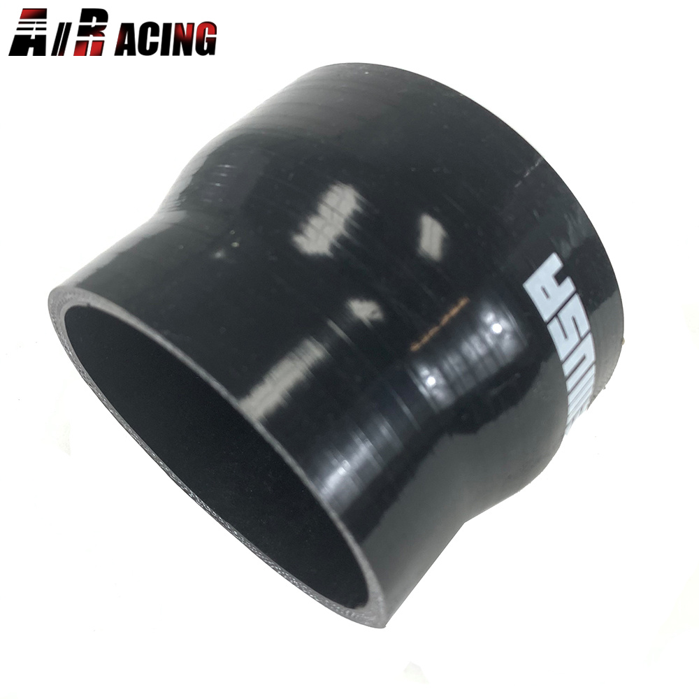 3.5” To 4” Silicone Straight Reducer Coupler Hose – Black, 4-Ply, Turbo/Intercooler Use