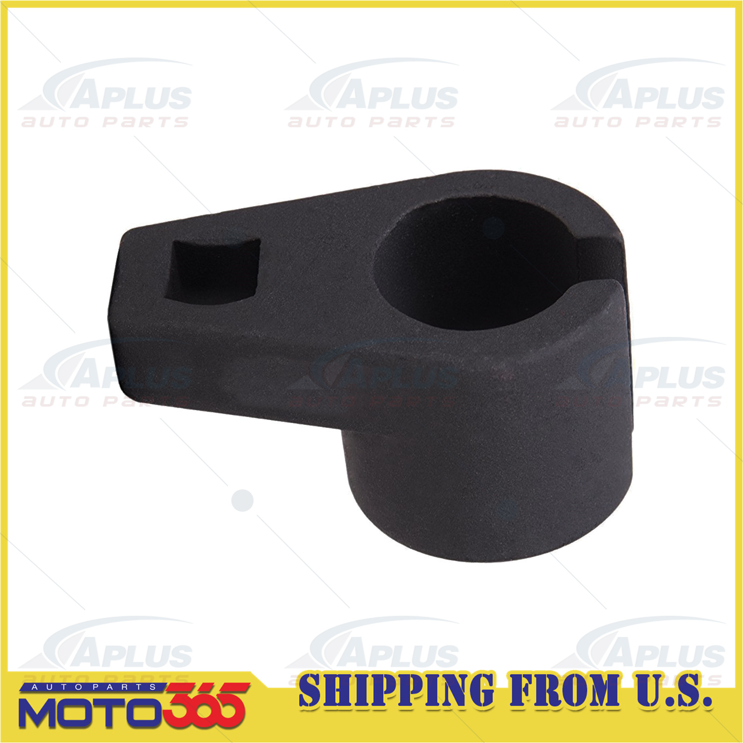 Square 3//8/" Dr.x22mm Drive Oxygen O2 Sensor Socket Tool Offset Engine Wrench
