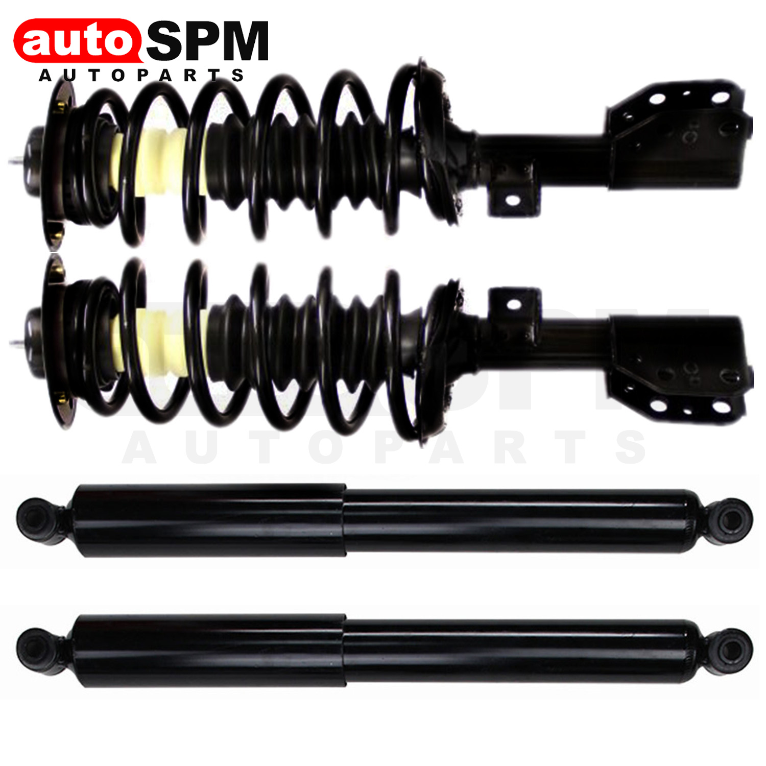 Rear Shock 4pc Front Struts /& Spring 2005 2006 Chevy Equinox Pontiac Torrent