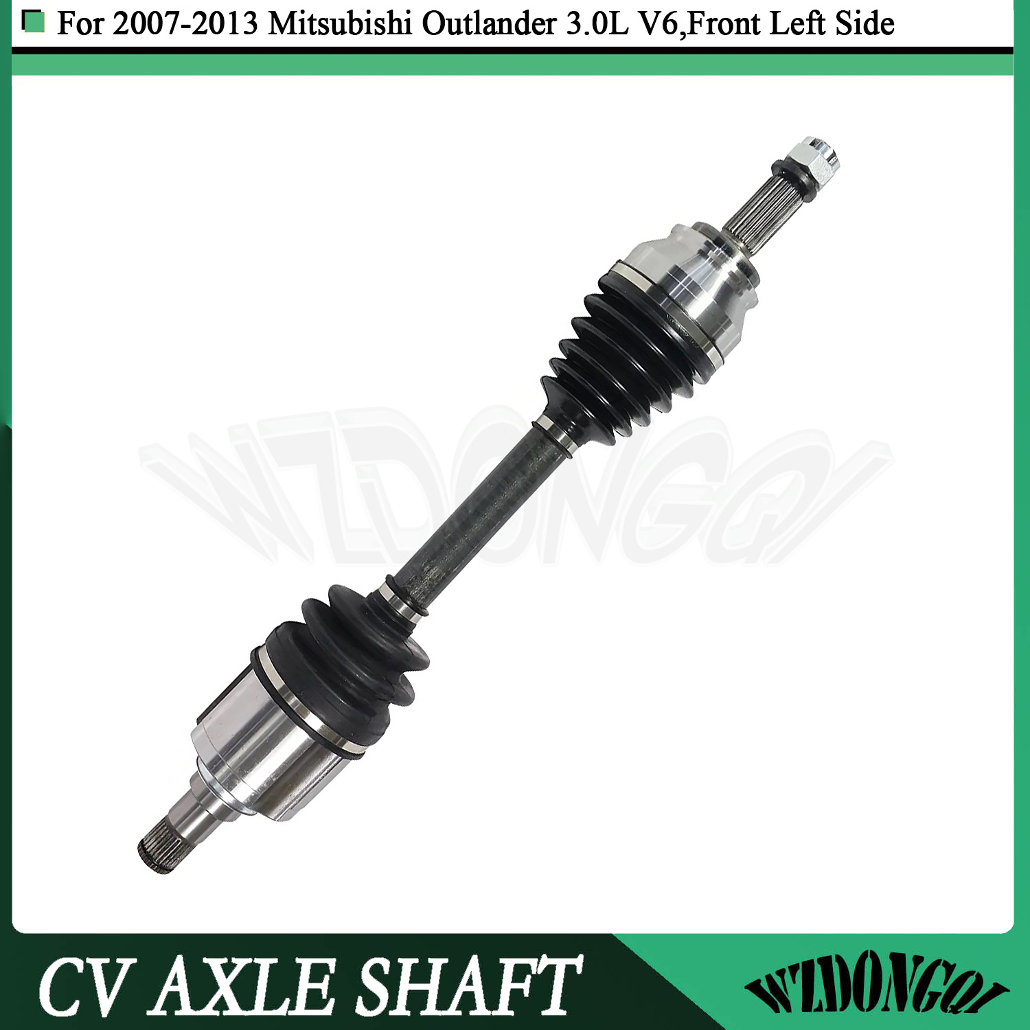 thumbnail image 2 of Front Left CV Axle – Mitsubishi Outlander 2007-2013 V6 3.0L, FWD/AWD, 3815A137 2 of 5