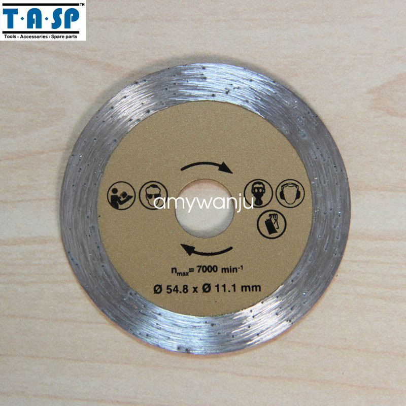 3x Diamond Mini Circular Saw Blade 54.8x11.1mm Diamond cutting disc