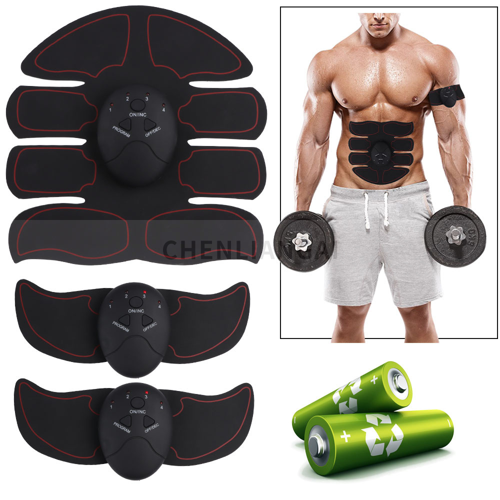 New 6 Pack EMS Trainer Abdominal Toning Muscle Toner Abs Smart Fitness Belt UK