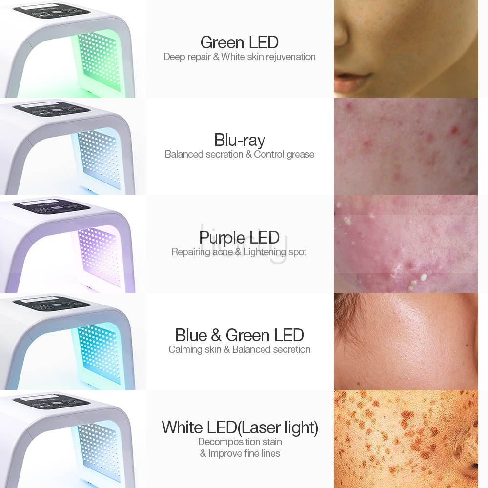 7 Color LED Light Therapy Skin Rejuvenation PDT Anti-aging  