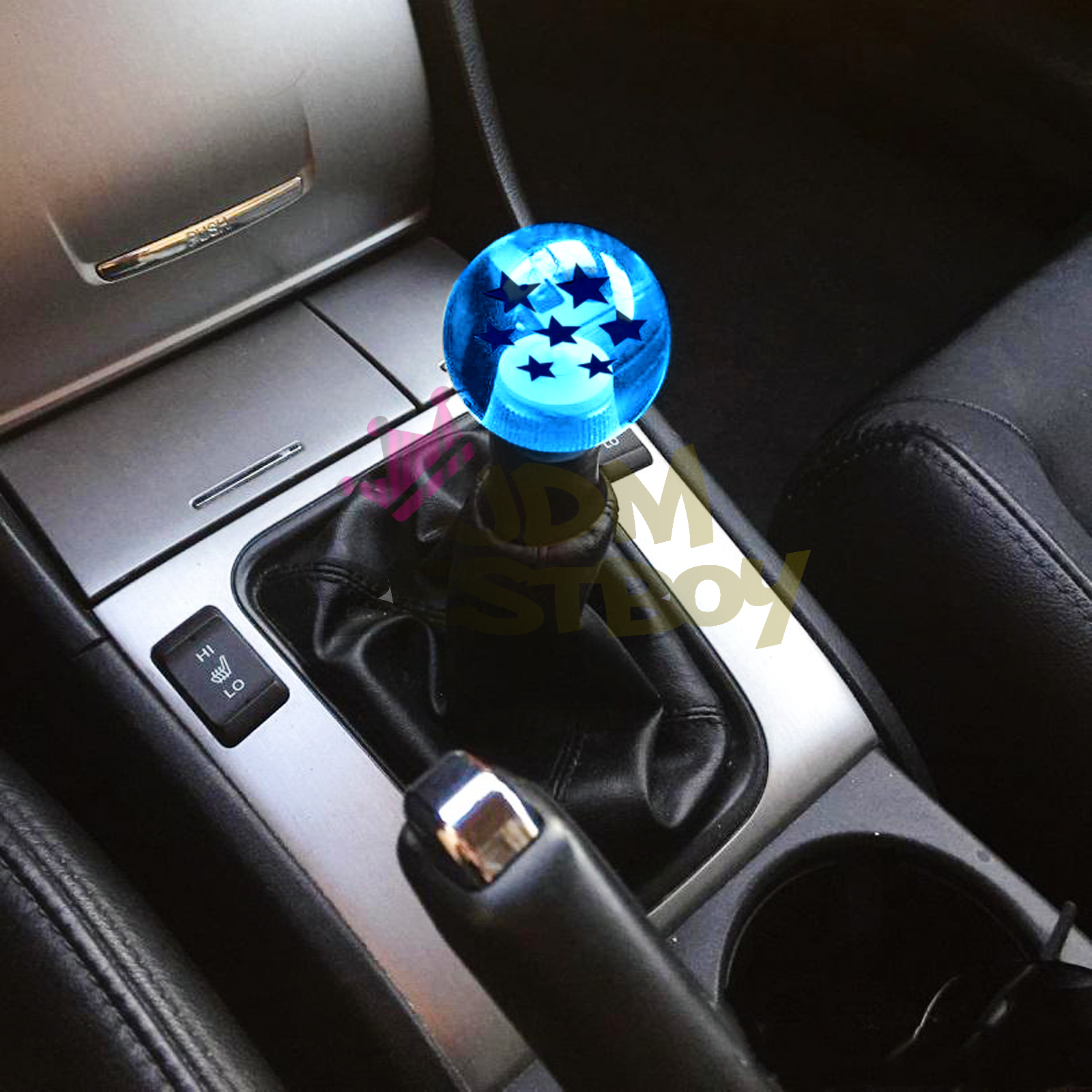 Blue Dragon Ball Shift Knob with Adapter Universal Manual Transmission