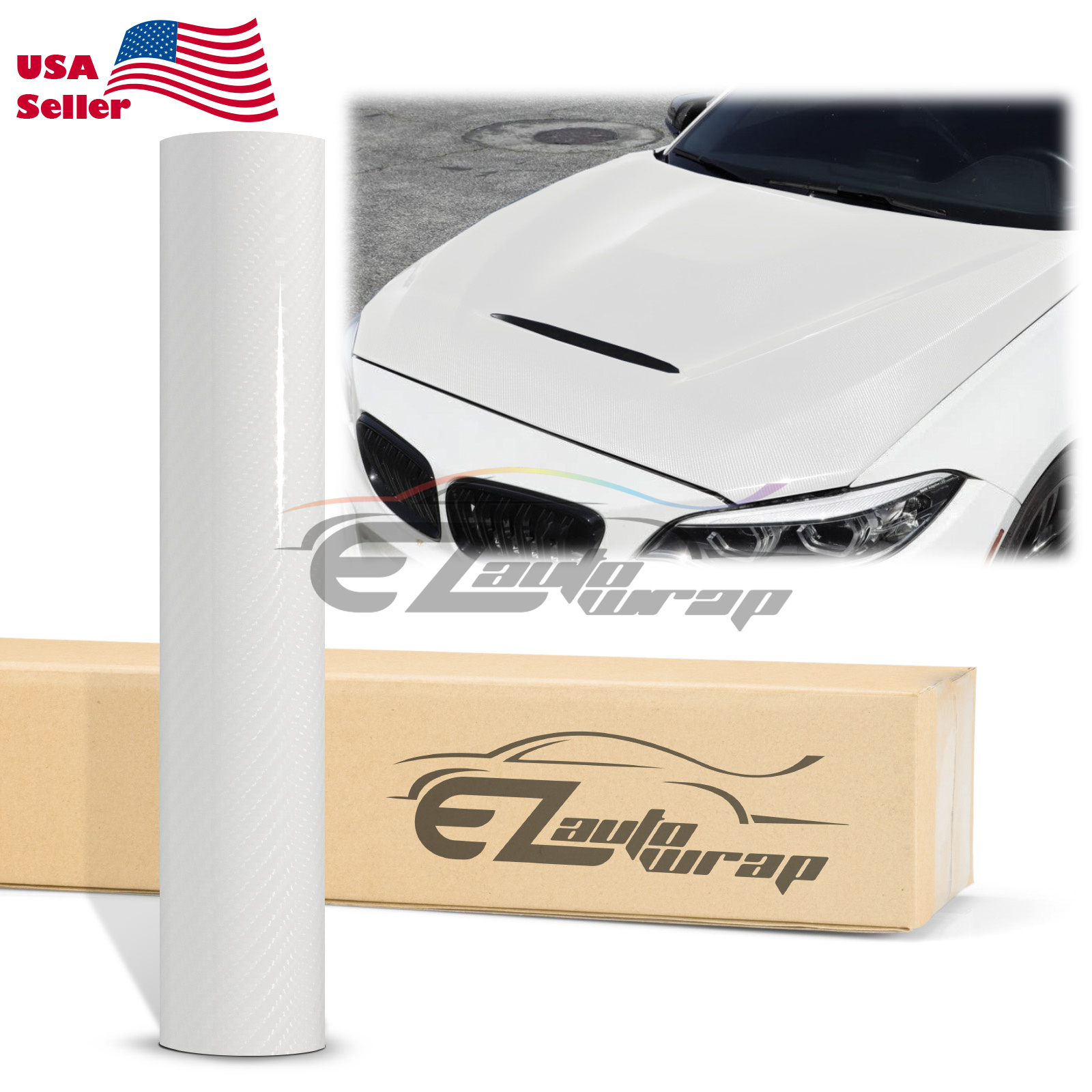 7D Premium High Gloss Carbon Fiber Vinyl Wrap Bubble Free Air Release Decal 6D - Picture 86 of 95