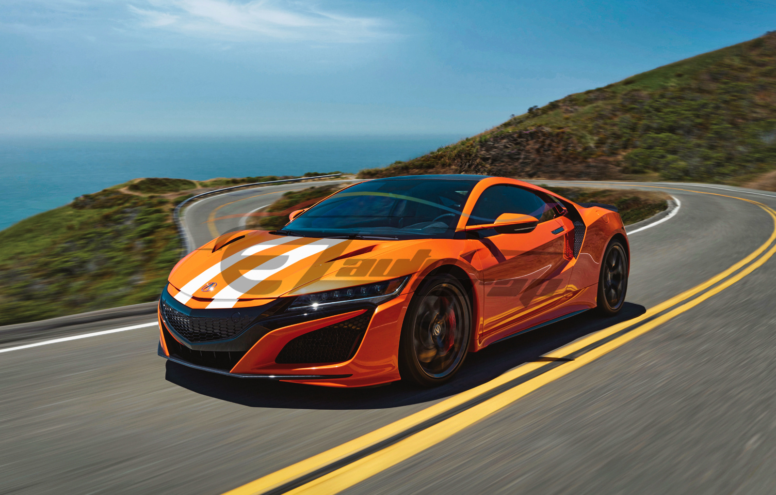 Matte Color Racing Stripes Vinyl Wrap Decals For Acura NSX Stripe 10FT