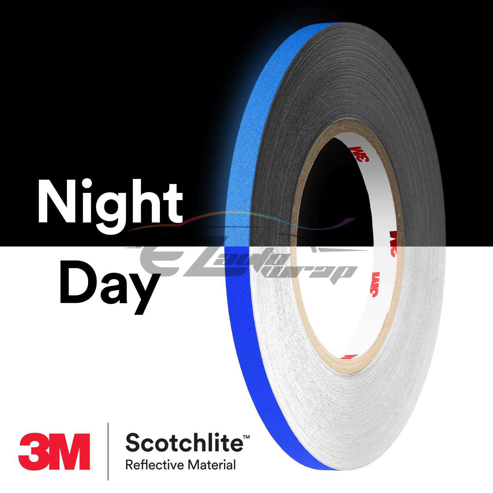 Nastro Adesivo Riflettente Di Sicurezza 3M, Pellicola Autoadesiva In Rotolo Colore Bianco B02984~p148154538 - Foto 7