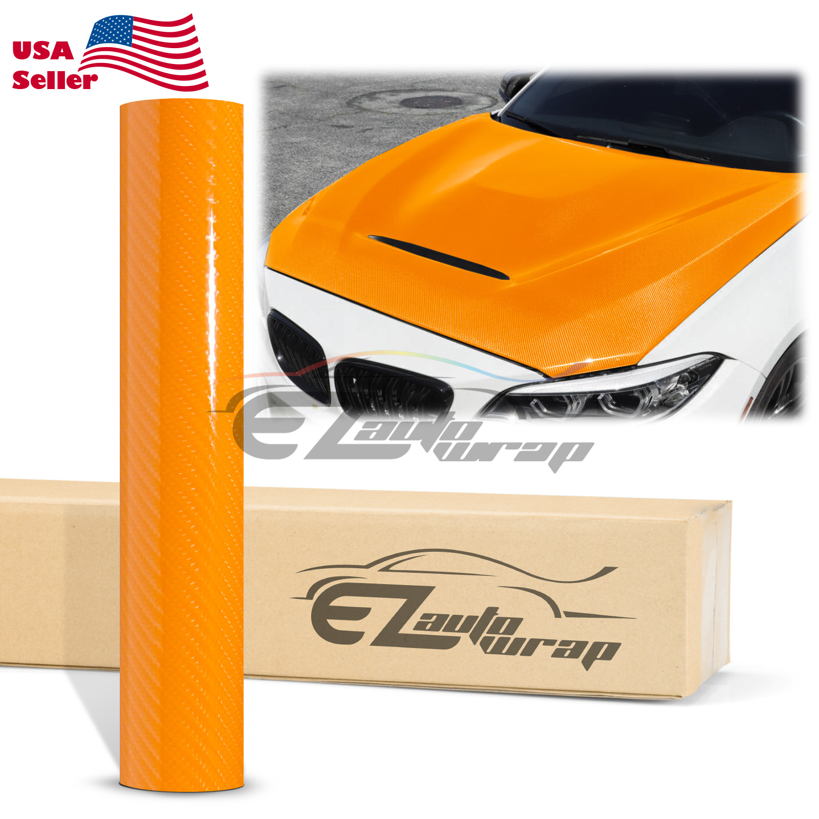 7D Premium High Gloss Carbon Fiber Vinyl Wrap Bubble Free Air Release Decal 6D - Picture 66 of 95