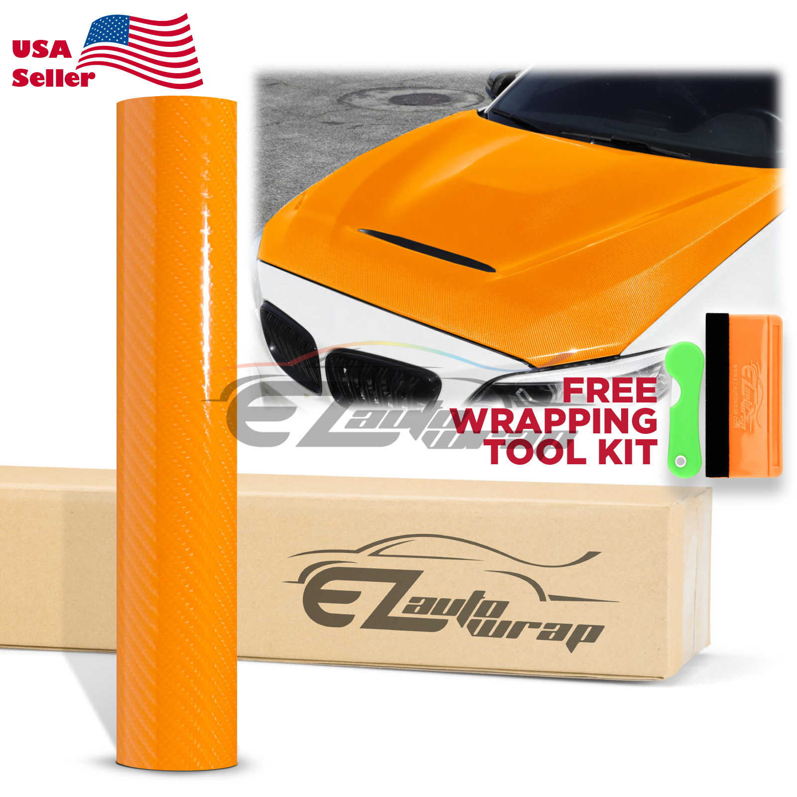 7D Premium High Gloss Carbon Fiber Vinyl Wrap Bubble Free Air Release Decal 6D - Picture 74 of 95